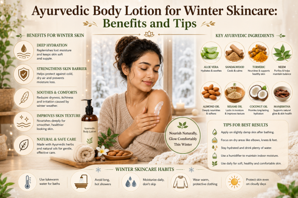 Ayurvedic Body Lotion for Winter Skincare: Benefits and Tips